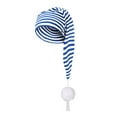 thumbnail image 1 of Qicasul Christmas long striped Winter Pajama Hat Night Cap Unsex Adjustable Sleeping Caps Blue, 1 of 4