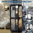 thumbnail image 4 of Enclos Extérieur en Bois pour Catio avec Roues – Maisonnette Modulaire pour Chat, Résistant aux Intempéries, 4 of 7
