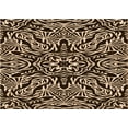 thumbnail image 1 of Ahgly Company Machine Washable Indoor Rectangle Transitional Black Brown Area Rugs, 6' x 9', 1 of 7