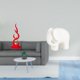 thumbnail image 2 of Escultura abstracta de fuego,Estatua de arte abstracto para decoración del hogar,Escultura de fuego moderna,coleccionable,regalo,Figura de elefante,Estatua de elefante,figura decorativa de, 2 of 8