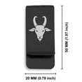 thumbnail image 2 of Stainless Steel Year of the Goat Zodiac Classic Slim Money Clip Credit Card Holder, 2 of 2