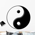 thumbnail image 1 of Yinyang Wall Decal by Wallmonkeys Peel and Stick Graphic (36 in H x 36 in W) WM281115, 1 of 4