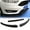 Painted Black, variant on Stay Tuned Performance For 12-18 Ford Focus SE SEL Unpainted BLK Front Bumper Body Kit Spoiler Lip 3PCS