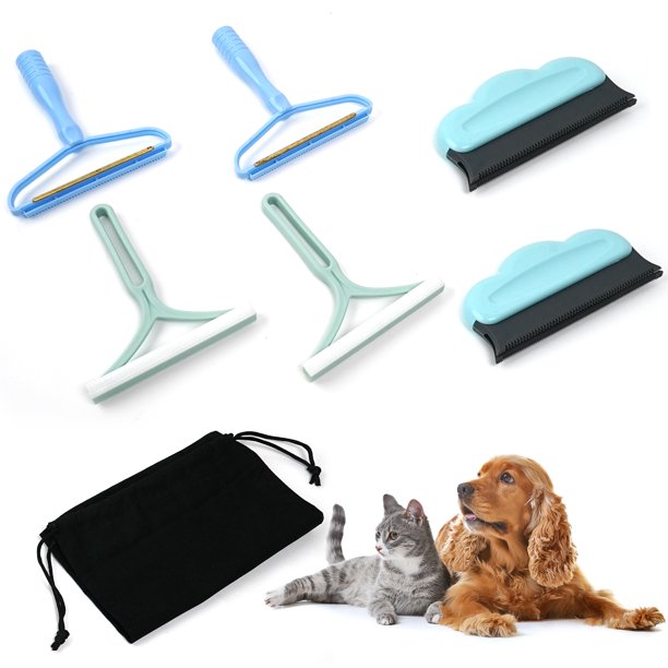 6 Pack Portable Pet Hair Remover, Uproot Cleaner Pro Pet Hair Remover