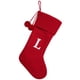 thumbnail image 2 of Candy Gift Bag, Embroidered Letter Stocking, Knitted Wool Hosiery, Foldable Christmas Gift Bag, Portable, for Bedroom, High-Quality Wool, Cute Design, Large Capacity, for Home Decor, 2 of 9