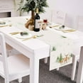 thumbnail image 5 of Winter Deer Trees Table Runner 13x72 Inch Snowflake Christmas Winter Holiday Kitchen Dining Table Decoration for Indoor Outdoor Home Party Decor, 5 of 6