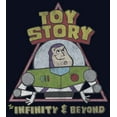 thumbnail image 2 of Girl's Toy Story Infinity and Beyond Buzz  Graphic Tee Navy Blue Medium, 2 of 4