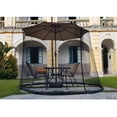 thumbnail image 4 of Tiimmgaal 9/10FT Mosquito Net for Patio Umbrella Outdoors Screen Polyester Hanging Tent ï¼Mosquito Net Onlyï¼, 4 of 6
