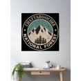 thumbnail image 2 of Chattahoochee National Forest Poster Wall Art, Modern Wall Decor, 16x16 UNFRAMED, 2 of 3
