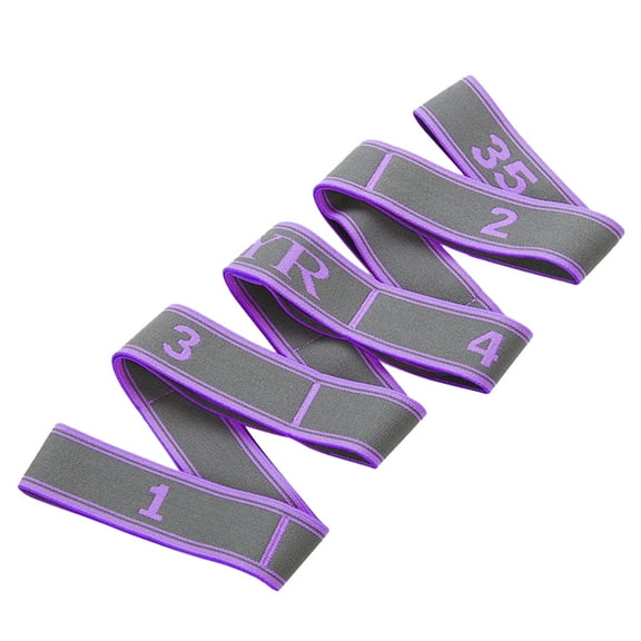 Necvior Stretching Strap 9 Loop Yoga Stretch Band for Physical-Therapy Pilates Dance