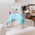 thumbnail image 6 of Reflective Dog Jumpsuit with Built in D Ring for Leash Attachment, Four Legged Full Coverage Pet Sports Pajamas for Cats Small Medium Dogs, Stretchy Breathable Walking Bodysuit Apparel, 6 of 8