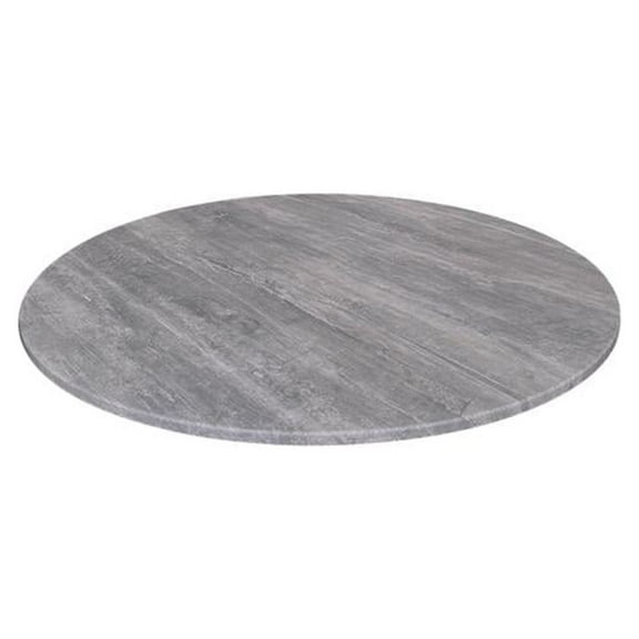 Holland Bar Stool 36" Diameter Greystone, Indoor/Outdoor All-Season EuroSlim Table Top