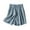 Blue, variant on Karight Summer Wide Leg Linen Shorts for Women Elastic High Waisted Pleated Casual Loose Bermuda Shorts Coffee