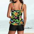 thumbnail image 7 of UPPADA Womens Two Piece Bathing Suit Cute Tankini Swimsuit Modest Tummy Control 2 Piece Flowy Swimwear Comfy Elastic Swimwear Tank Top with Shorts Multicolor Swimsuit for Women,XL, 7 of 7