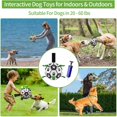 thumbnail image 4 of Dog Toys Soccer Ball with Grab Tabs, Interactive Dog Toys for Tug of War, Dog Tug Toy, Dog Water Toy, Durable Dog Balls for Small & Medium Dogs（6 Inch）, 4 of 5