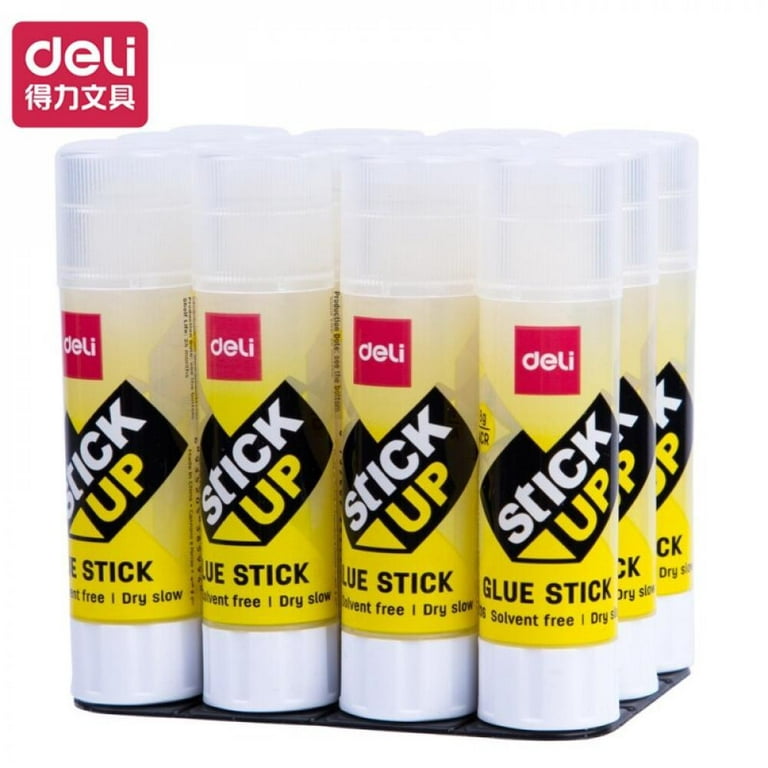 Clearance Sale 12pcs/ Box Deli High-viscosity Solid Glue Quick-drying And  Durable Glue Stick School Student Office Supplies 