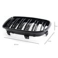 thumbnail image 4 of Rejilla De Riñón Rejilla de riñón Grill doble listón negro brillante para BMW E81 3 puertas E87 5 puertas Tmvgtek Accesorios para autos y motos, 4 of 4