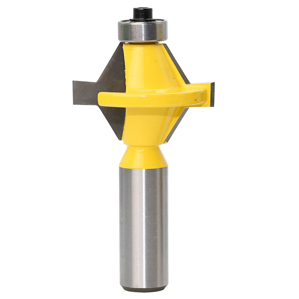 2x Router Bit Shank Joinery Milling Cutter Mortise Tenon Lock Miter Router Bit Stock Woodworking End Mill