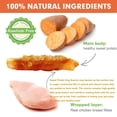 thumbnail image 3 of Premium Real Chicken Wrapped Sweet Potato Dog Treats! Perfect for Training and Dental Health- Suitable for Small, Medium & Large Breeds, 3 of 5