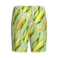 thumbnail image 4 of Picia Fresh Sweet Corn Pajama Shorts for Men, Men's Pajama Bottoms, Sleepwear,Short Pajama Pants-3X-Large, 4 of 9