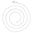 thumbnail image 2 of Decadence 14k White Gold Diamond-cut 1mm Bead Chain, 2 of 5