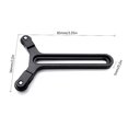 thumbnail image 5 of SIEYIO Lens Support Bracket Adjustable 2 Wheeled Y Shaped Lens Support Frame Vertical, 5 of 7