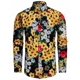 thumbnail image 1 of Camisa hawaiana de manga larga, camisa floral, camisas de moda para hombres, blusa de playa, blusas de flores, ropa para hombres, camisas con cuello vuelto, 1 of 6