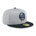 thumbnail image 3 of Men's New Era  Gray/Navy New York Yankees 2025 Batting Practice 59FIFTY Fitted Hat, 3 of 7