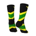thumbnail image 5 of Women'S Novelty Funny Crew Socks Men'S Jamaican Flag Design Socks, 5 of 7