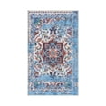 thumbnail image 3 of GLN Rugs Narli - Indoor, Machine Washable Area Rug 2'x3' Turkish Blue Home Carpet, 3 of 10