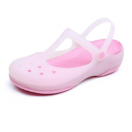 

Women‘s Jelly Platform Sandals Solid Color Non-slip Strap Shoes Casual Outdoor Beach Shoes