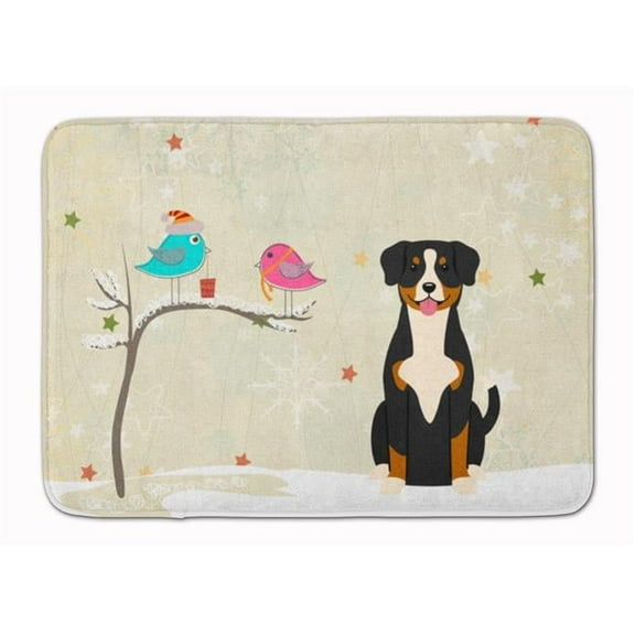 Christmas Presents Friends Entlebucher Machine Washable Memory Foam Mat
