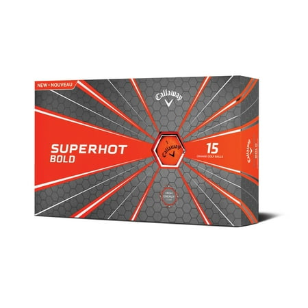 Callaway Pre Owned - Callaway Superhot Golf Balls, Bold Orange, 15 Pack