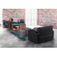 thumbnail image 6 of Regency Logan Upholstered Soft Round Shape Ottoman - Grey, 6 of 6