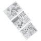 thumbnail image 1 of Sellos transparentes de silicona, 3 piezas de sellos transparentes, sellos transparentes, sellos de goma transparentes, funcionalidad de alta precisión, 1 of 14