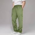 thumbnail image 4 of Sweatpants For Boys Girls 6-15 Years Athletic Workout Athletic Activewear Quick Dry Breathable Kids' Soft Sweatpants With Drawstring And Pockets Casual Pants, 4 of 7