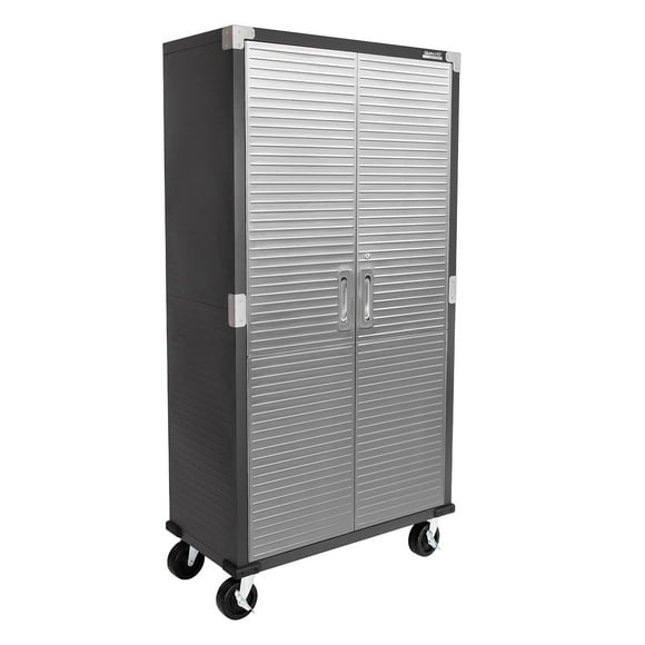 Seville Classics UltraHD Storage Cabinet, 36" W x 18" D x 72" H