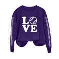 thumbnail image 2 of EQWLJWE Chemises à Manches Longues pour Femmes Décontractées en Solde, Chemises d'Été pour Femmes 2024 Tendance Vacances, Sweat à Capuche Imprimé Col Rond Automne pour Femmes, 2 of 4