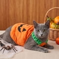 thumbnail image 2 of Clearance Cat & Dog Pumpkin Costumes Halloween Thanksgiving Pumpkin Jack-o'-lantern Animal Cosplay for Medium Dogs Holiday Decoration Pet Parties Dress up, 2 of 6