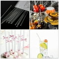 thumbnail image 4 of Himition 100pcs Clear Acrylic Lollipop Sticks Multi-use Cake Pop Sticks Clear Cake Pop Sticks Transparent Candy Acrylic Sticks Diy Candy Material Drink Stirrers, 4 of 6