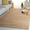 thumbnail image 3 of SAFAVIEH Natura Alecia Striped Area Rug, Natural/Beige, 6' x 9', 3 of 8