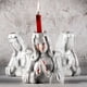 thumbnail image 3 of Candelabro de resina con forma de monja llorona gótica, decoración de Halloween para un hogar espeluznante y una capilla embrujada, 3 of 7