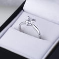 thumbnail image 2 of Kalapi Jewel 14K White Gold Plated Heart Cut 1.5 Ct Moissanite Rings - Bridal Engagement Wedding Jewelry for Her - Solitaire Romantic Anniversary Ring Gift for Her or Elegant Proposal Surprise, 2 of 4