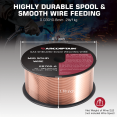 thumbnail image 5 of ARCCAPTAIN ER70S-6 MIG Welding Wire 1kg, TÜV Certified, Smooth Bead, Optimal Arc Stability, High Penetration, 0.023, 5 of 7