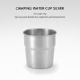 thumbnail image 2 of Camping 300 Ml Apilable para Viajes en Interiores Y Exteriores (plata), 2 of 5
