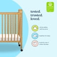 thumbnail image 3 of DaVinci Jenny Lind 3 in 1 Convertible Mini Crib in Honey, 3 of 7