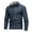c01Blue, variant on USNSM Men's Winter Plush Lined Thick Warm Casual Elastic Chunky Knit Long Sleeve Half Zip Pullover Sweater Gray L