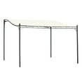 thumbnail image 3 of Outsunny 10' x 13' Outdoor Pergola Gazebo, Canopy w/ Drain Holes, Cream, 3 of 10