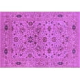 thumbnail image 1 of Ahgly Company Indoor Rectangle Oriental Purple Industrial Area Rugs, 6' x 9', 1 of 4