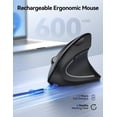 thumbnail image 3 of Ratón TECKNET Ergonómico Recargable Vertical Inalámbrico, 3 of 8